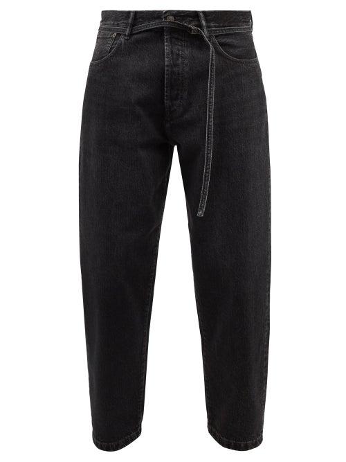 Acne Studios - 1991 Toj Belted Straight-leg Jeans - Mens - Black
