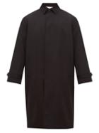 Matchesfashion.com Jil Sander - Oversized Wool Twill Overcoat - Mens - Black