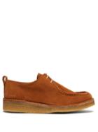 Matchesfashion.com Ami - Low Top Suede Derby Shoes - Mens - Tan
