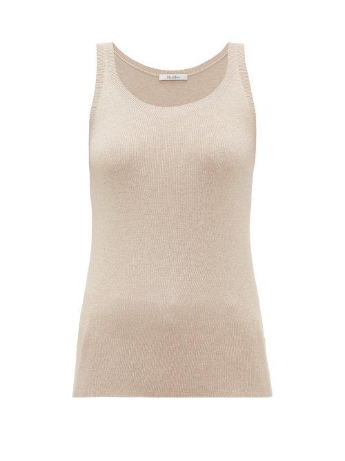 Matchesfashion.com Max Mara - Nora Tank Top - Womens - Beige