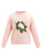 Matchesfashion.com Gucci - Mon Petit Chou Mohair-blend Sweater - Mens - Pink