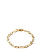 Matchesfashion.com Jade Trau - Phoebe Diamond & 18kt Gold Bracelet - Womens - Yellow Gold