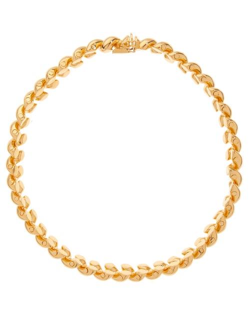 Matchesfashion.com Sophie Buhai - Rope Collar 18kt Gold-vermeil Necklace - Womens - Gold