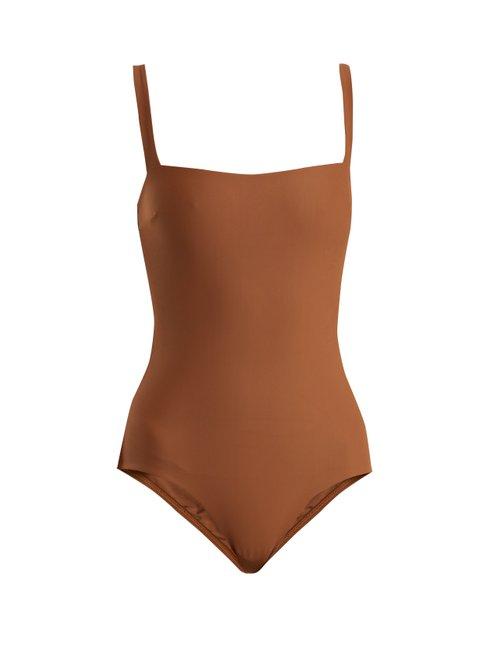 Matchesfashion.com Matteau - The Square Swimsuit - Womens - Brown