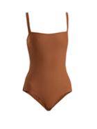 Matchesfashion.com Matteau - The Square Swimsuit - Womens - Brown