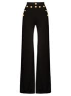 Balmain Wide-leg Knitted Trousers