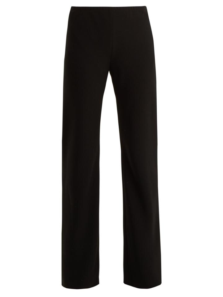 The Row Gill Stretch-cady Straight-leg Trousers