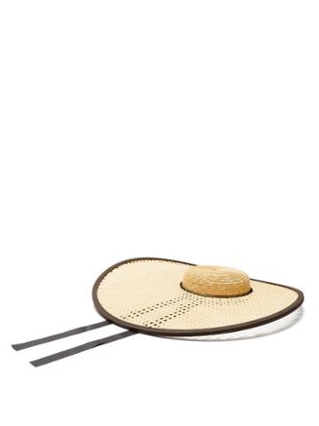 Matchesfashion.com Eliurpi - Open Weave Straw Hat - Womens - Beige