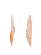 Matchesfashion.com Ryan Storer - Sansevieria Gold Plated Earrings - Womens - Rose Gold