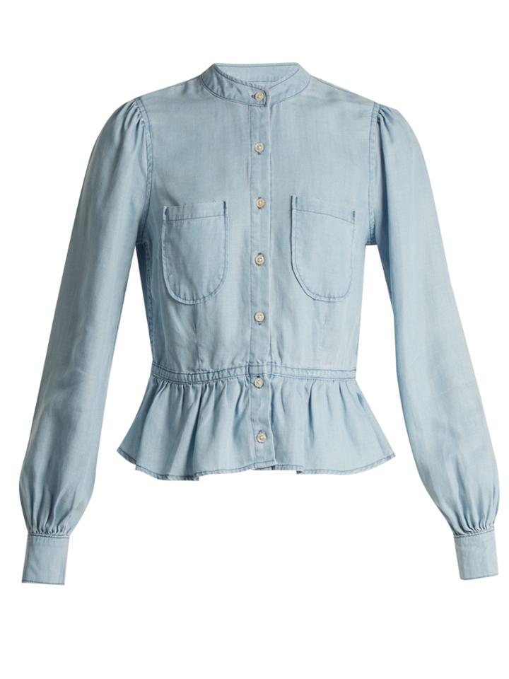 Frame Rowan Peplum-hem Shirt