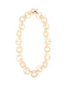 Matchesfashion.com Gucci - Gg Link Charm Oversized Necklace - Womens - White