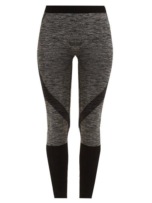 Matchesfashion.com Pepper & Mayne - Lara Compression Performance Legging - Womens - Black Grey