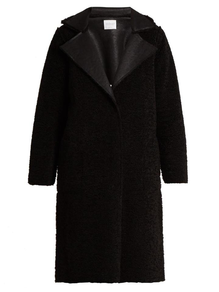 Velvet By Graham & Spencer Evelette Reverisble Faux-shearling Coat