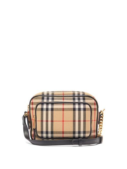 Matchesfashion.com Burberry - Vintage Check Cross Body Bag - Womens - Beige Multi