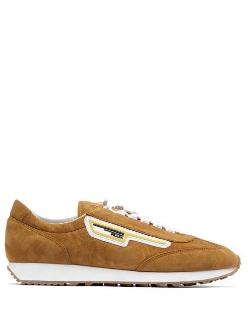 Matchesfashion.com Prada - Milano Suede Trainers - Mens - Brown