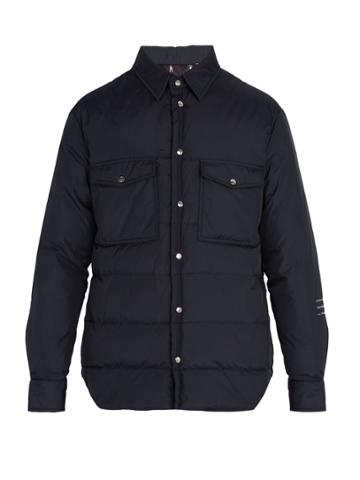 7 Moncler Fragment Quilted-down Overshirt Jacket