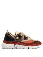 Matchesfashion.com Chlo - Sonnie Raised Sole Low Top Trainers - Womens - Nude Multi