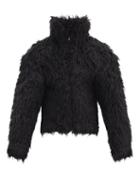 Matchesfashion.com Balenciaga - High-neck Faux-shearling Jacket - Mens - Black