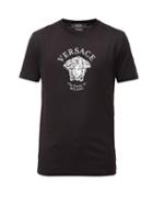 Mens Rtw Versace - Medusa-print Cotton-jersey T-shirt - Mens - Black