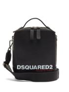 Matchesfashion.com Dsquared2 - Logo-debossed Grained-leather Cross-body Bag - Mens - Black