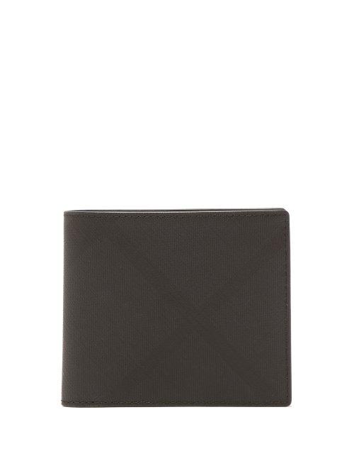 Matchesfashion.com Burberry - London Check Bifold Wallet - Mens - Grey Multi