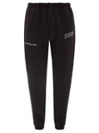 Matchesfashion.com Noon Goons - Logo-print Cotton-jersey Track Pants - Mens - Black