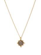 Ladies Fine Jewellery Dubini - Diana Silver-coin & 18kt Gold Necklace - Womens - Silver Gold