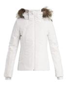 Matchesfashion.com Fendi - Roma Logo Embroidered Ski Jacket - Womens - White