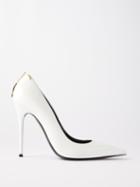 Tom Ford - T-hardware 105 Leather Pumps - Womens - White