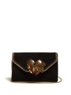 Stella Mccartney Falabella Box Velvet Clutch