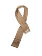 Matchesfashion.com Loewe - Anagram Embroidered Padded Cashmere Scarf - Mens - Camel