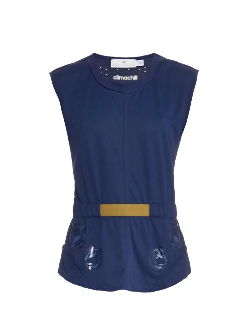 Adidas By Stella Mccartney Elastic-waist Performance Tank Top