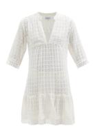 Lolita Jaca - Ciriana Cotton-crochet Tunic - Womens - White