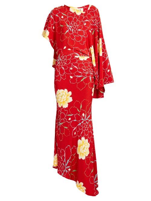 A.w.a.k.e. Asymmetric Cape-style Dress