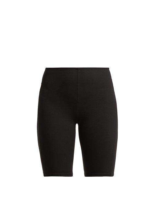 Matchesfashion.com Paco Rabanne - Logo Jacquard Performance Shorts - Womens - Black