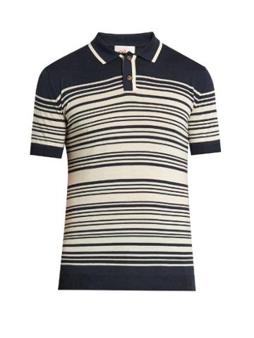 Orley Brooks Striped Polo Shirt