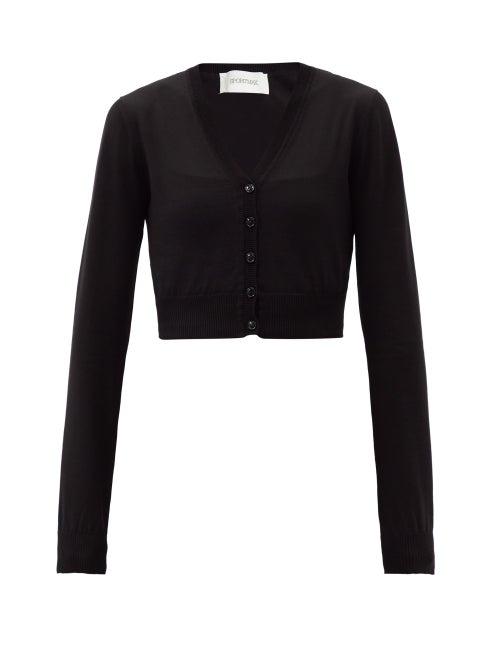 Matchesfashion.com Sportmax - Giubba Cardigan - Womens - Black