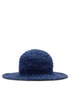 Matchesfashion.com Etro - Crocheted Cotton Hat - Womens - Blue