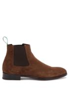 Matchesfashion.com Paul Smith - Crown Suede Chelsea Boots - Mens - Brown