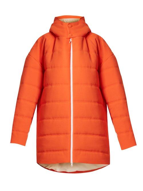 Matchesfashion.com A.w.a.k.e. - Oversized Quilted Padded Coat - Womens - Orange