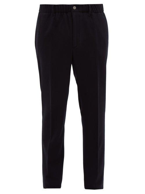 Matchesfashion.com Incotex - Tailored Relaxed Fit Trousers - Mens - Navy