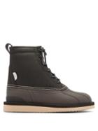 Matchesfashion.com Suicoke - Alal Wpab Lace Up Leather Boots - Mens - Black