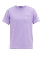 Matchesfashion.com Ralph Lauren Purple Label - Cotton-jersey T-shirt - Mens - Purple