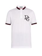 Dolce & Gabbana Striped-trim Cotton-piqu Polo Shirt