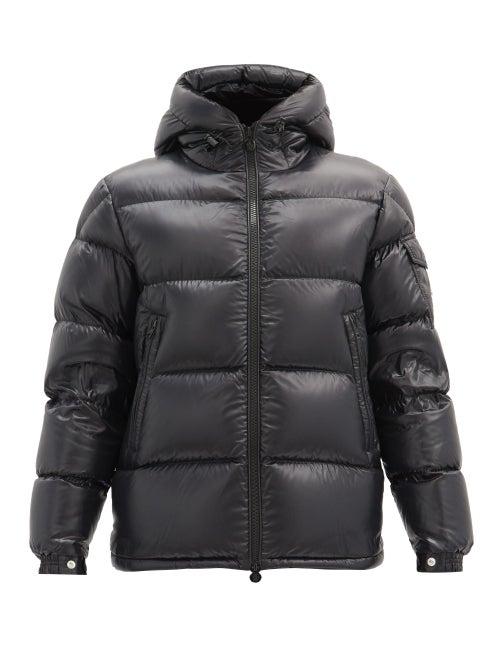 Matchesfashion.com Moncler - Ecrins Down-filled Hooded Coat - Mens - Black