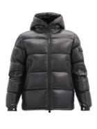 Matchesfashion.com Moncler - Ecrins Down-filled Hooded Coat - Mens - Black