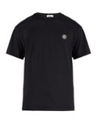 Stone Island Logo-patch Cotton Jersey T-shirt