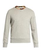 Moncler Contrast-trim Cotton-jersey Sweatshirt