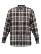Auralee - Plaid Wool-blend Shirt - Mens - Black Multi