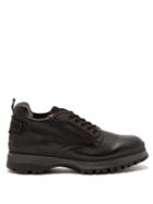 Matchesfashion.com Prada - Brixxen Low Top Leather Shoes - Mens - Black